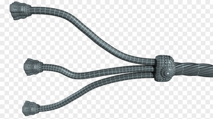 Wire Electrical Cable Rendering PNG