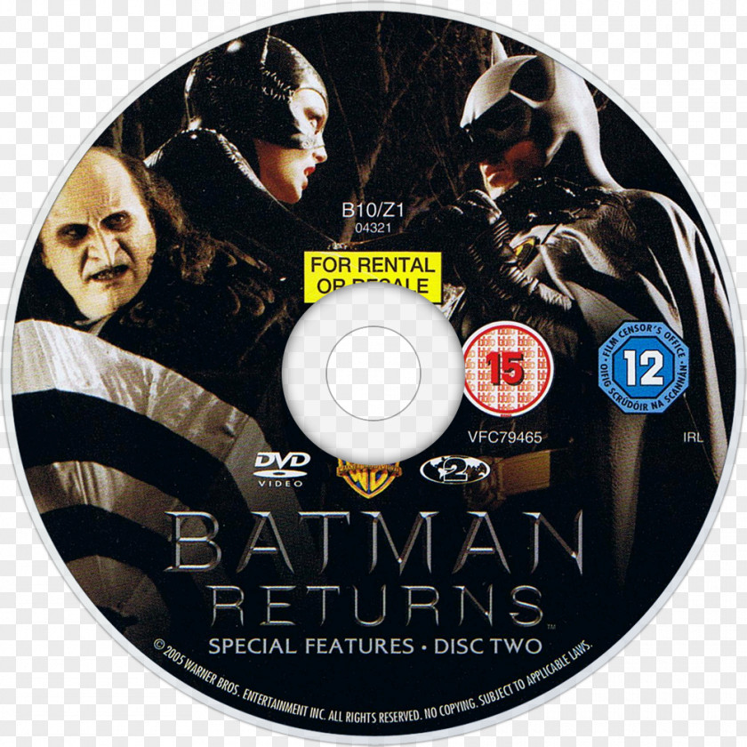 Batman Returns Penguin Blu-ray Disc DVD Warner Home Video PNG