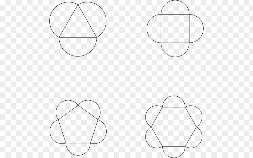 Circle Polygon Angle Line Art Clip PNG