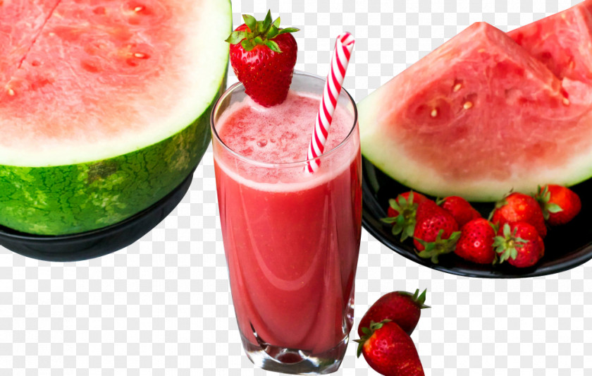 Fresh Watermelon Juice Smoothie Strawberry Aguas Frescas Lemonade PNG