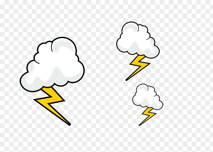 The Weather Lightning Thunder Cloud Clip Art PNG