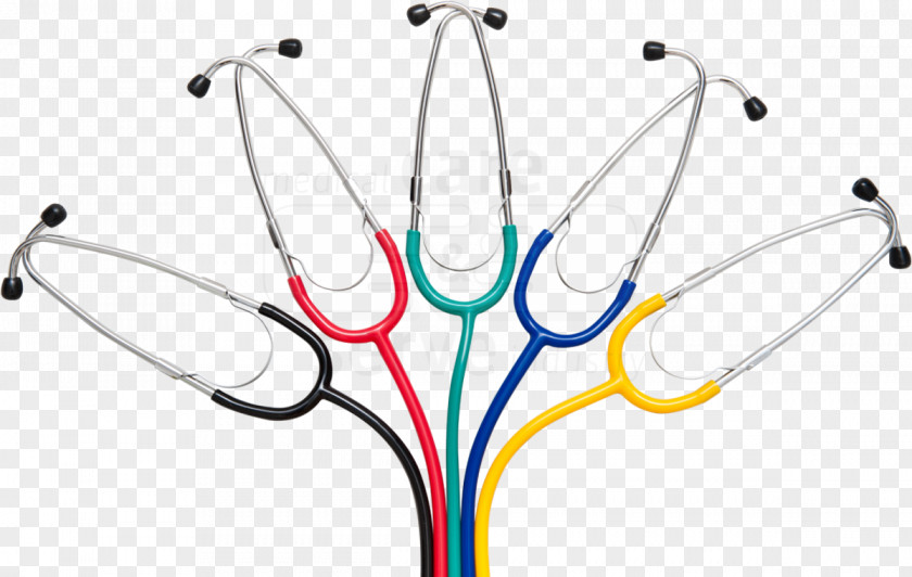 Arzt Stethoscope Doctor's Office Medicine Blue Red PNG