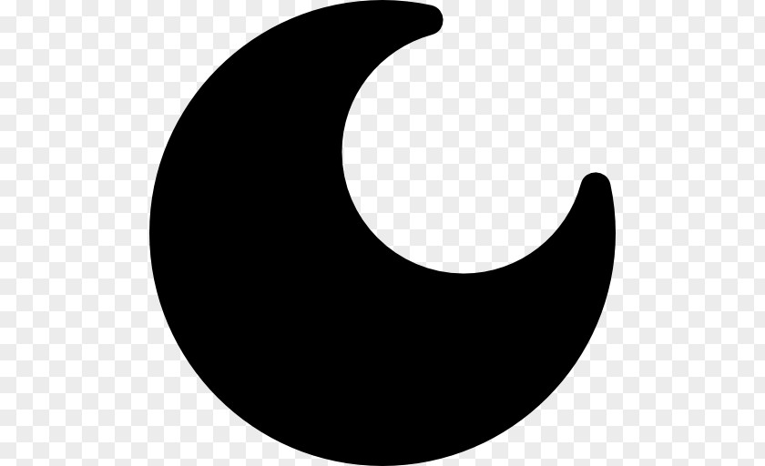 Blue Half Moon Lunar Phase Crescent PNG