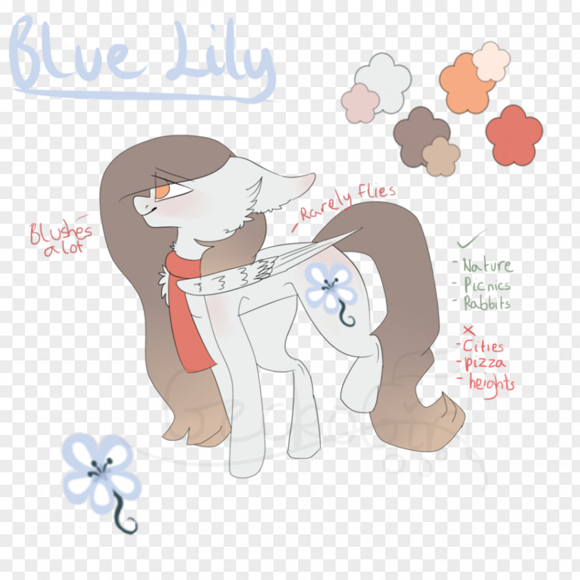 Blue Lily Horse Shoulder Human Behavior PNG