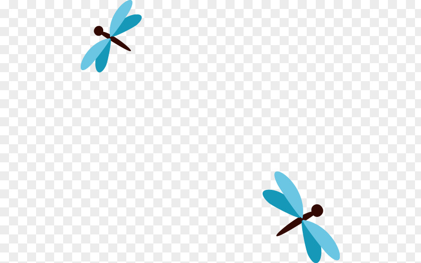 Cartoon Beautiful Dragonfly Drawing Animation PNG