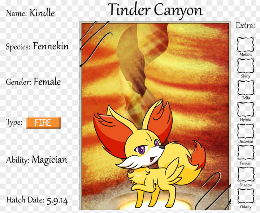 Kindle Carnivora Cartoon Character Font PNG