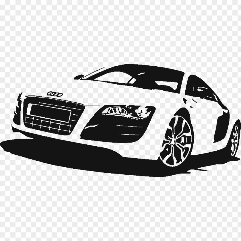 Personalized Car Stickers 2018 Audi R8 2017 2012 PNG