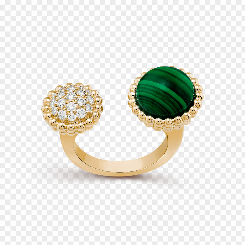 Ring Van Cleef & Arpels Jewellery Emerald Diamond PNG