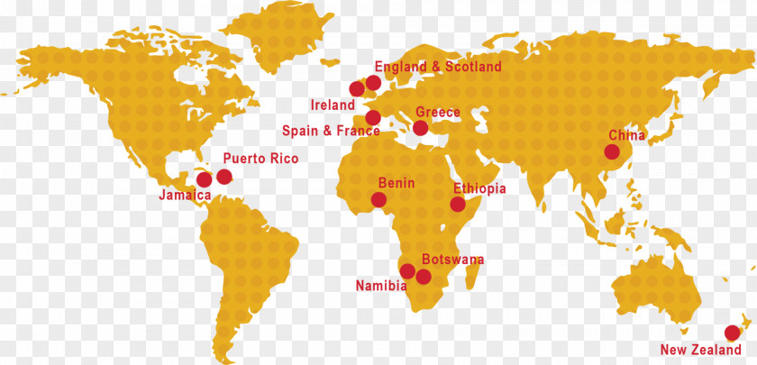 Study Abroad World Map Globe Wall Decal PNG