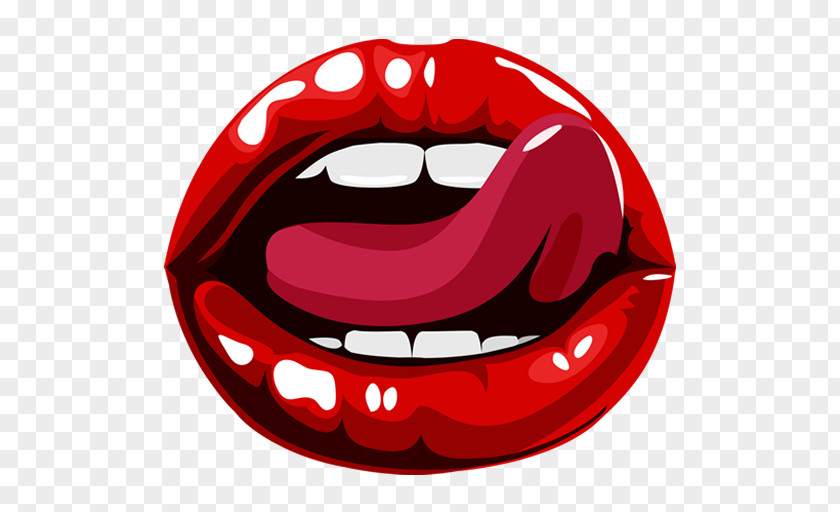Tongue Lip Mouth Woman PNG