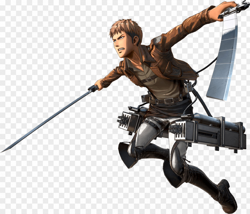 A.O.T.: Wings Of Freedom Attack On Titan 2 Eren Yeager Jean Kirschtein PNG