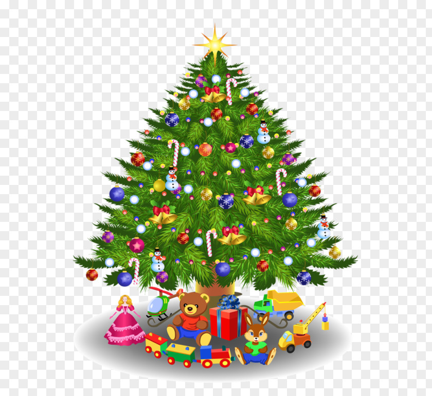 Beautiful Christmas Tree Clip Art PNG