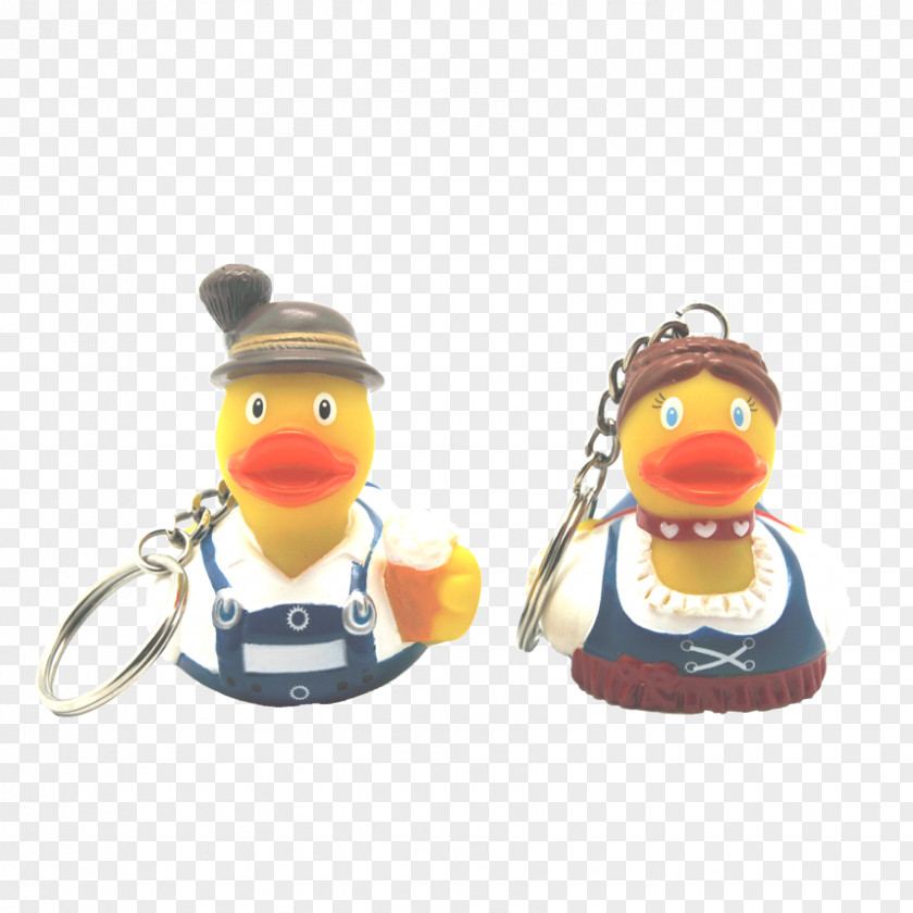 Duck Rubber Key Chains PNG