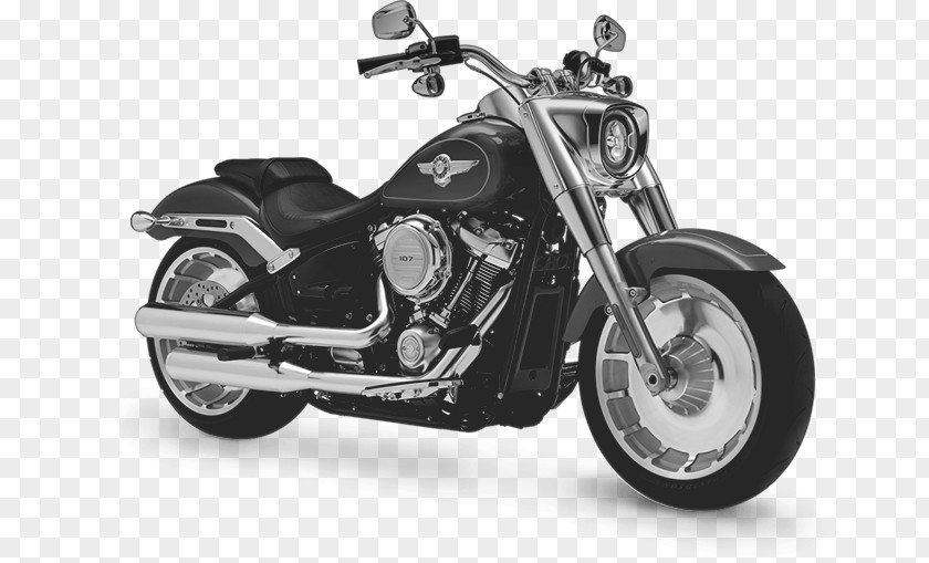 Liberty Spikes Harley-Davidson FLSTF Fat Boy Softail Motorcycle PNG