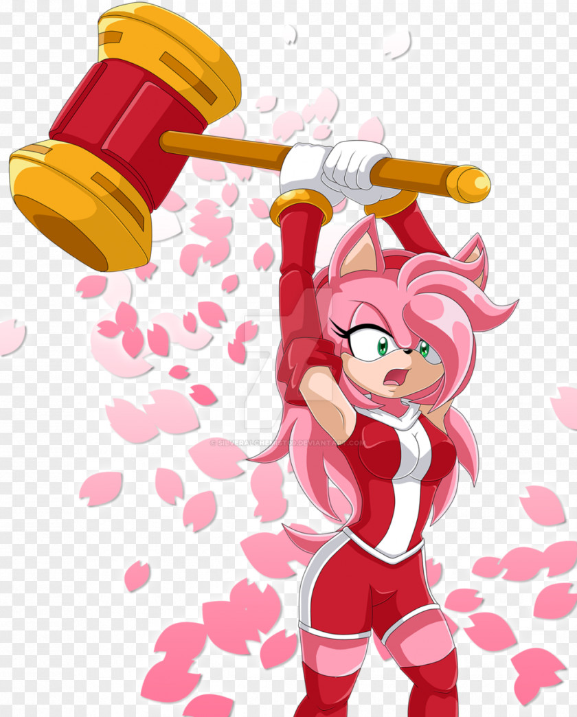 Amy Rose Tails Sonic Forces Fan Art PNG