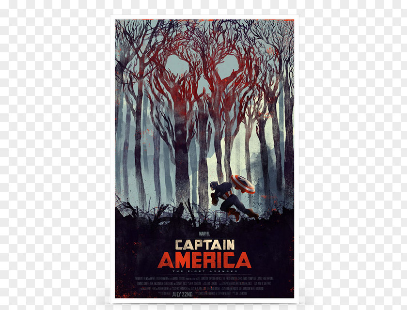 Captain America Film Poster PNG