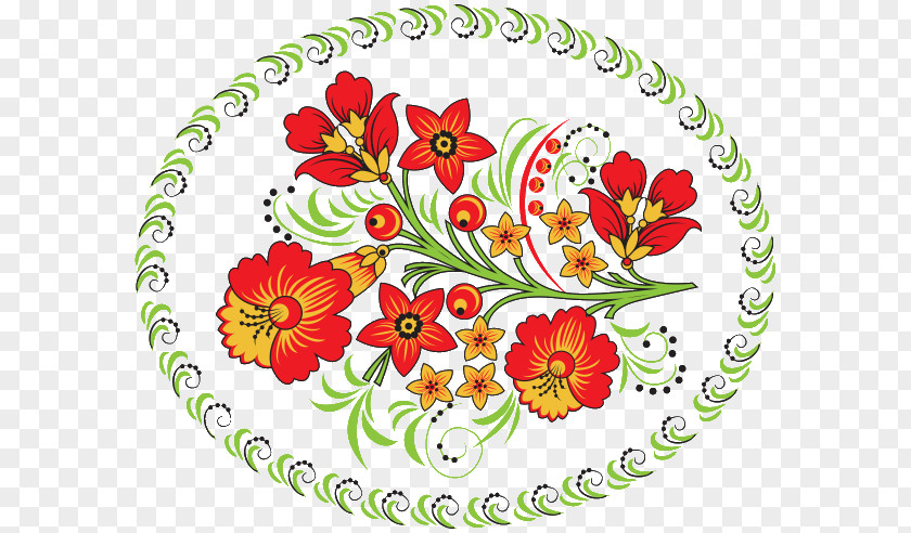 Design Floral Ornament Art Drawing PNG