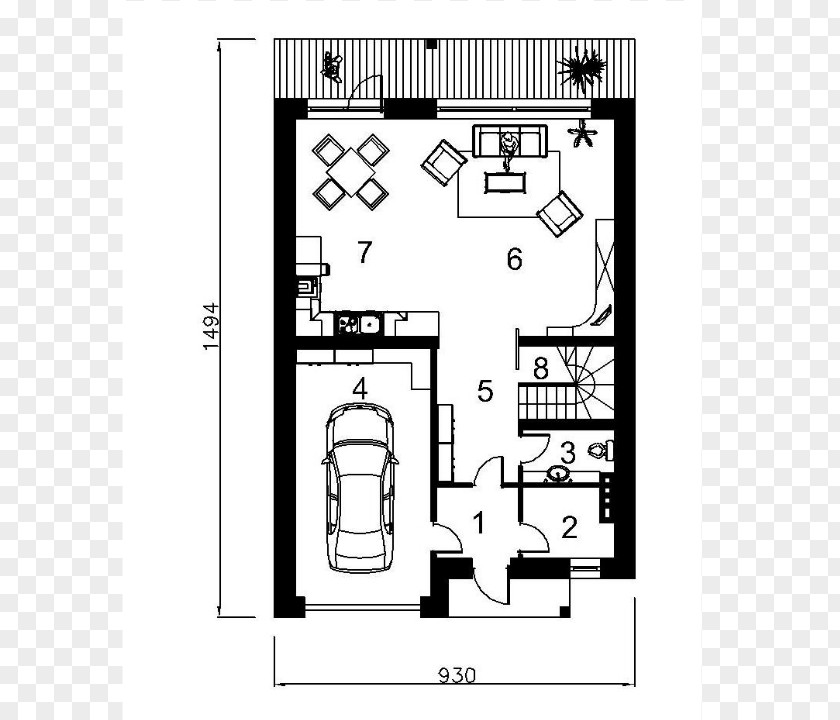 House Floor Plan Townhouse Storey Terrace PNG