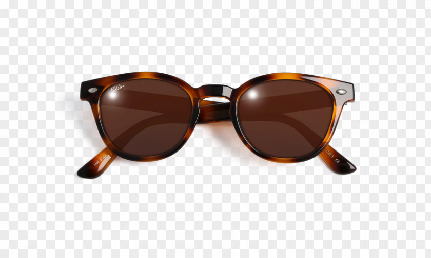 Optic Sunglasses Caramel Color Brown Goggles PNG