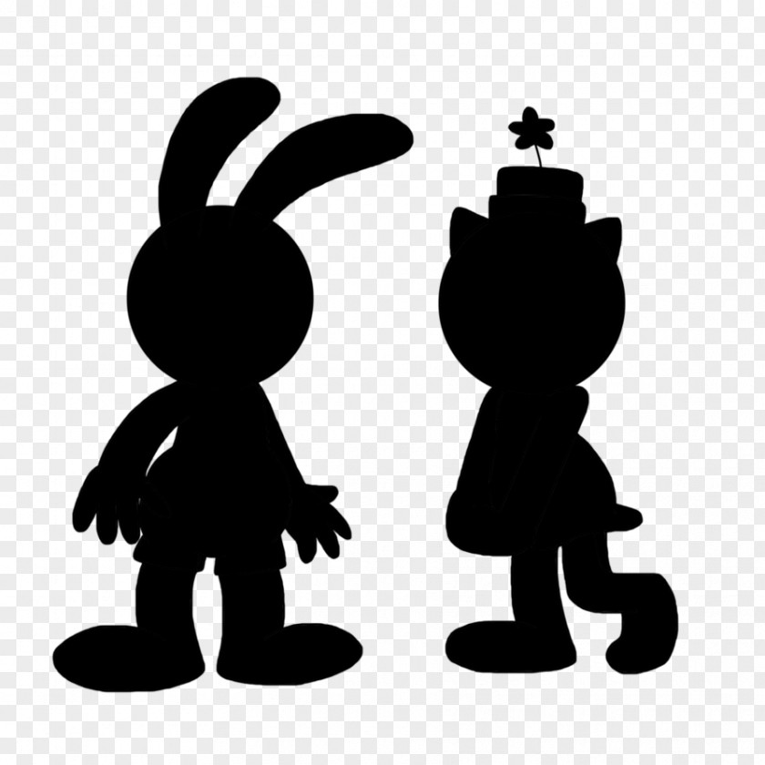 Oswald The Lucky Rabbit Walt Disney Animation Studios Silhouette Vertebrate PNG