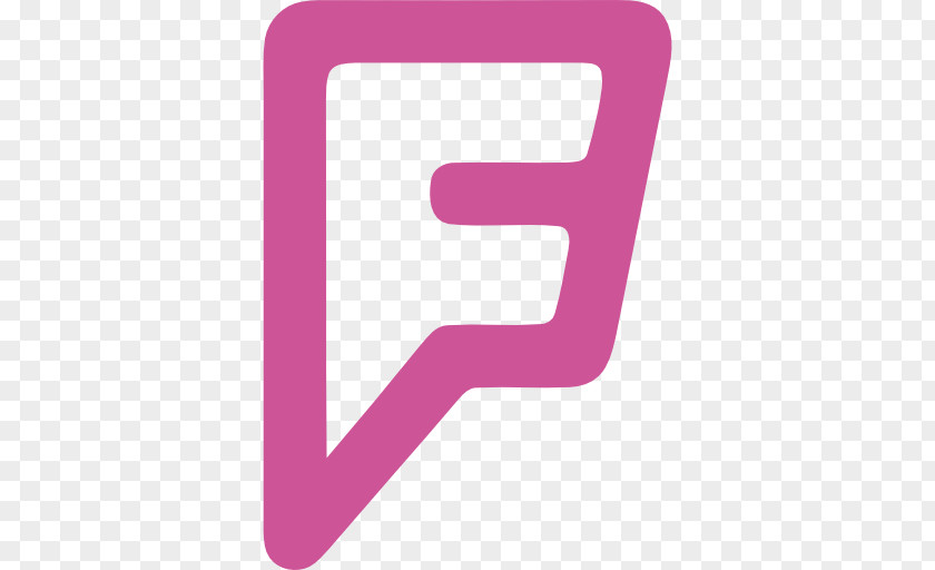 Social Media Foursquare Logo PNG
