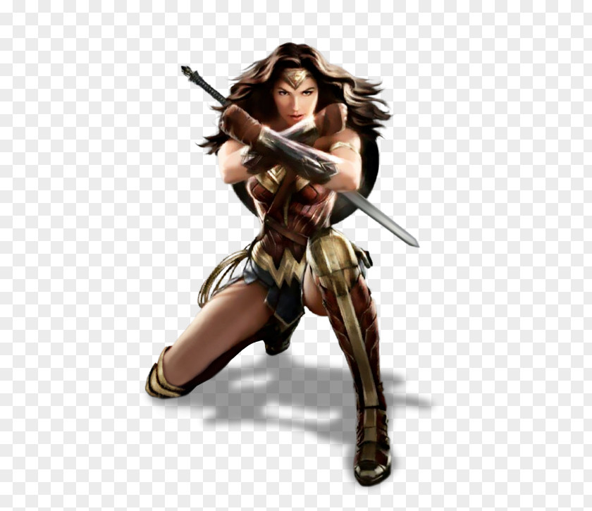 Wonder Woman Superman Batman Female Art PNG