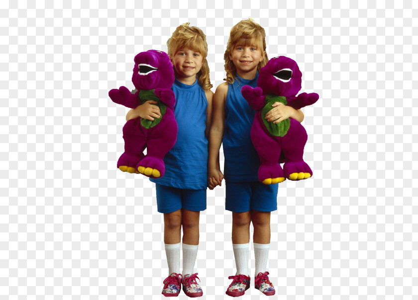 Barney The Dinosaur Mary-Kate And Ashley Olsen Twin Outerwear Purple PNG