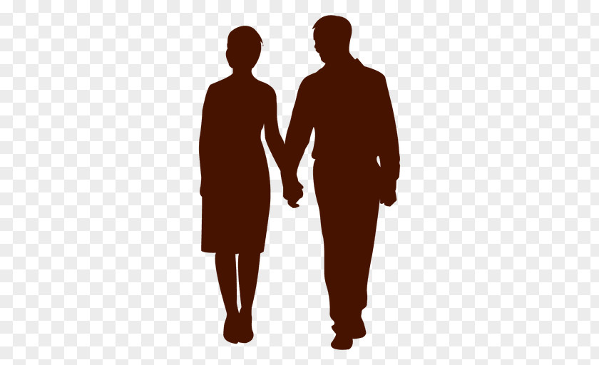 Creative Couple Silhouette Clip Art PNG