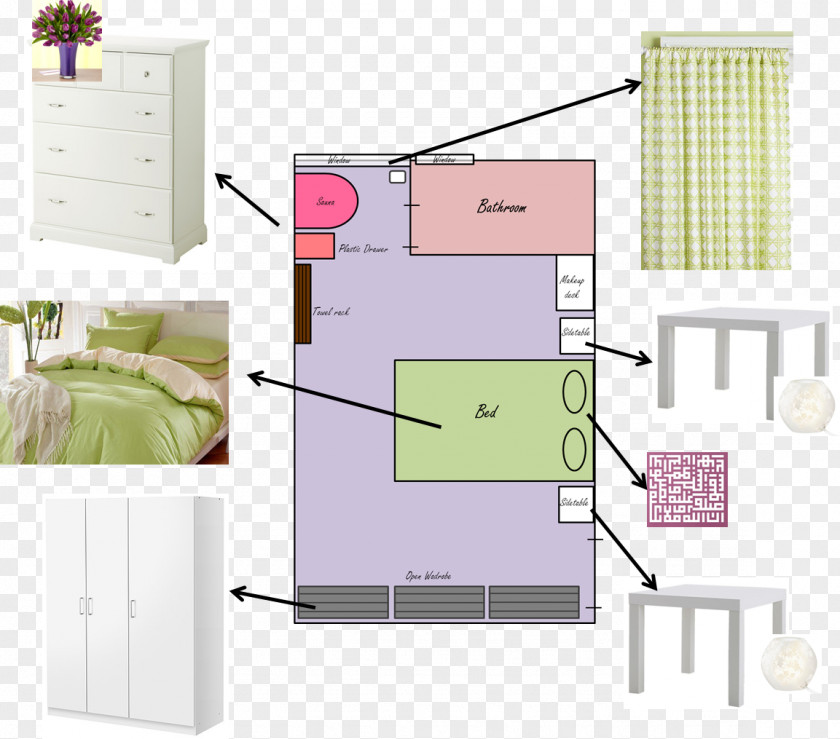 Master Diagram Design Bedroom Living Room House Curtain PNG