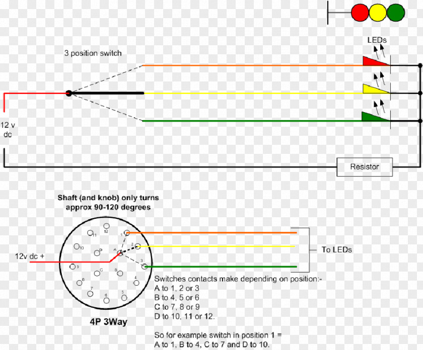 Pignout Rotary Switch Wiring Diagram Electrical Wires & Cable Switches PNG