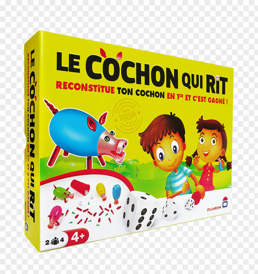 Robocar Poli Domestic Pig Le Cochon Qui Rit Board Game Dujardin PNG