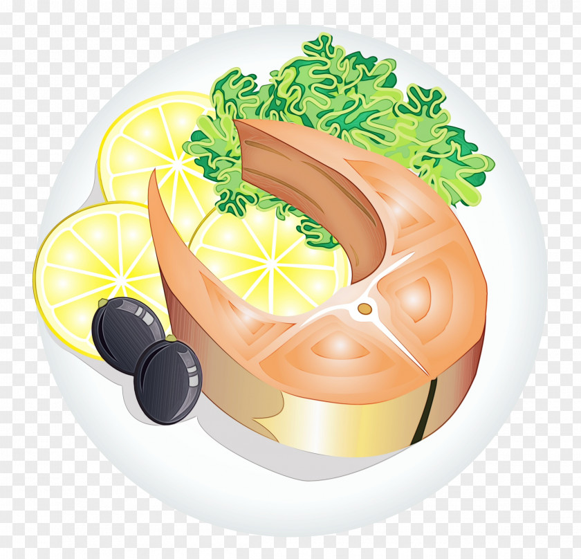 Ear Cuisine Watercolor Decorative PNG