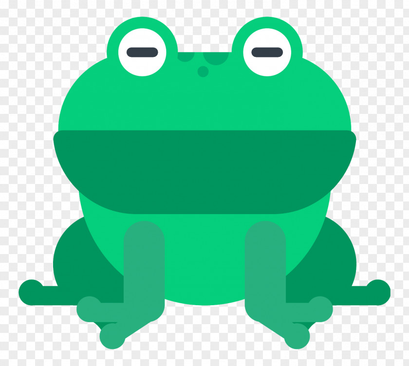 Green Frog Animal Icon PNG