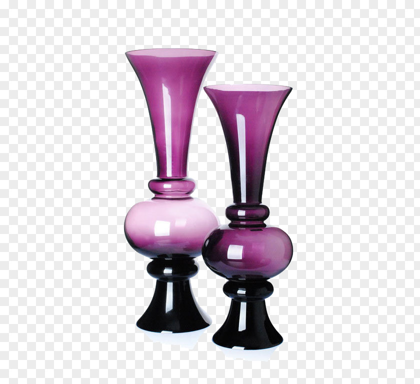Purple Vase Glass PNG