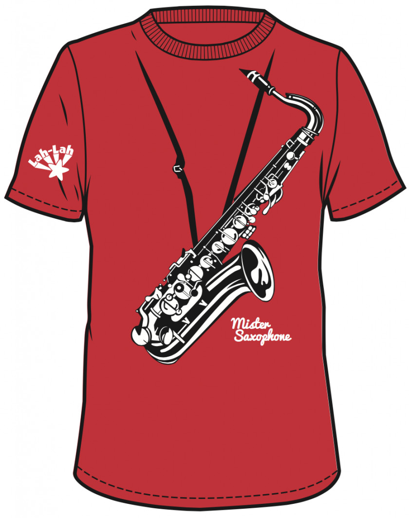 Saxophone T-shirt Sleeve Bass Guitar PNG