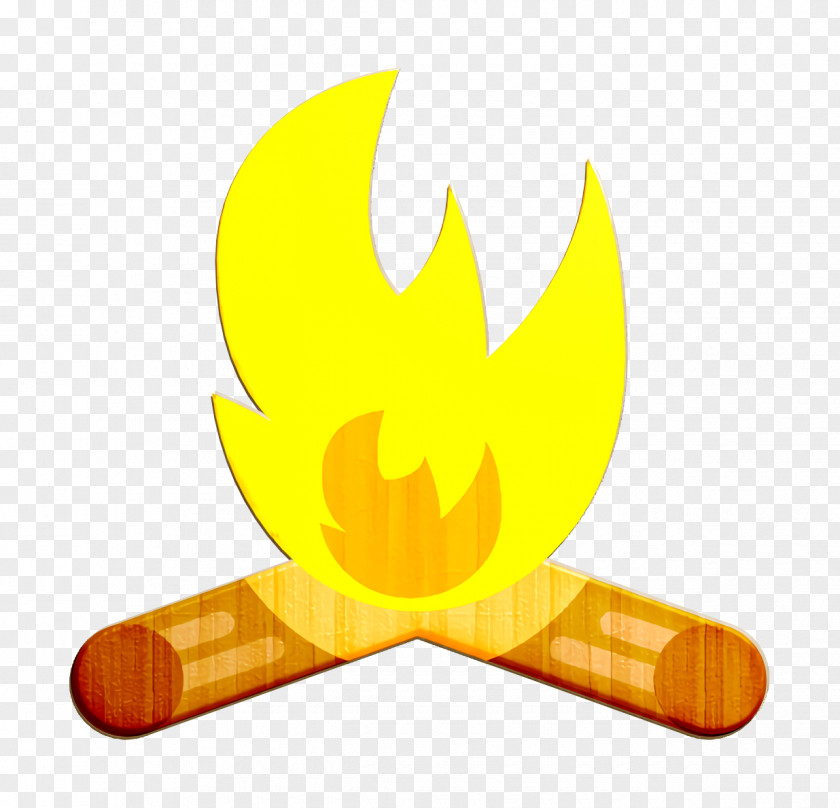 Flame Icon Campfire Outdoors PNG