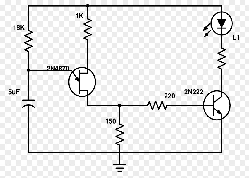 Led Circuit Drawing White Point Diagram Angle PNG