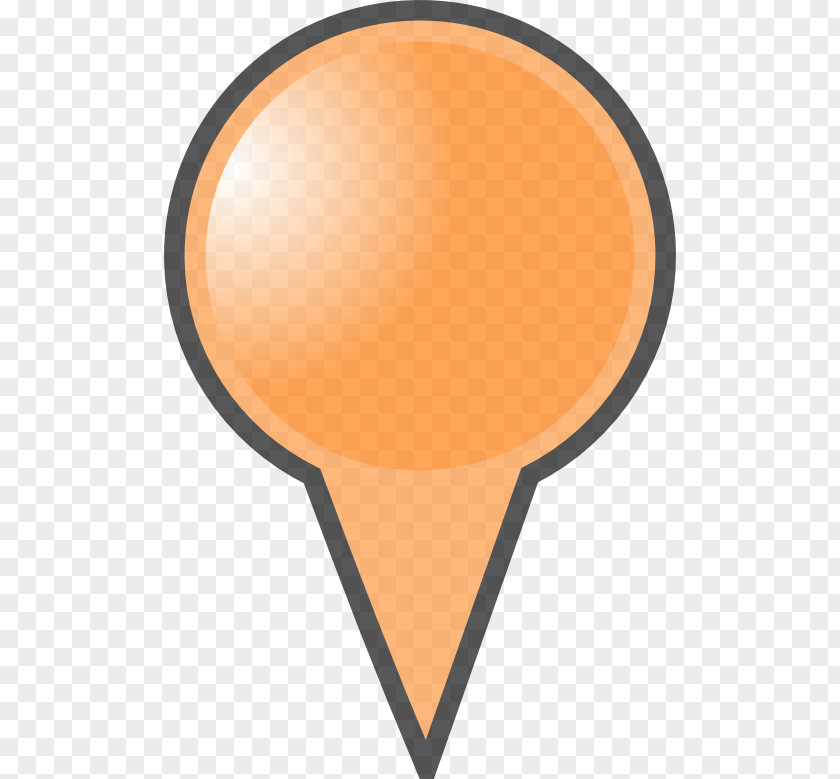 Orange Map Pin Clip Art Desktop Wallpaper PNG