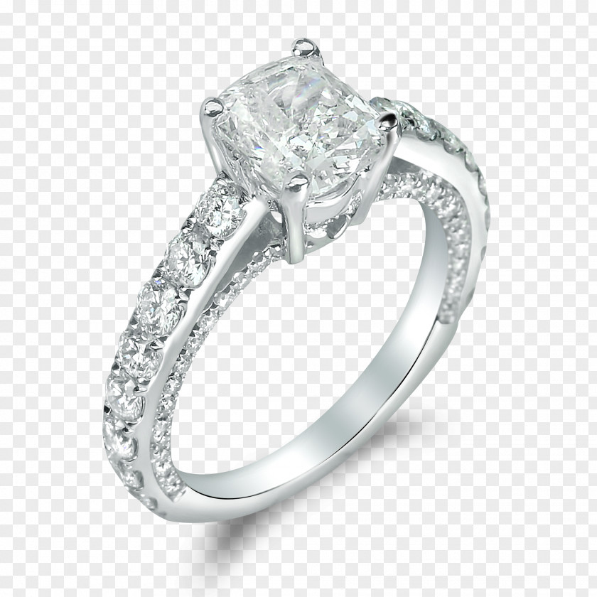 Silver Wedding Ring Body Jewellery Diamond PNG