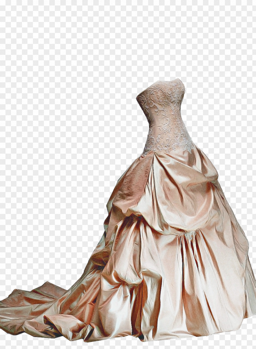 Fashion Design Peach Wedding PNG