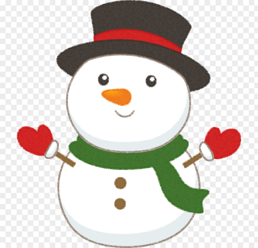 Snowman Christmas Child Winter PNG