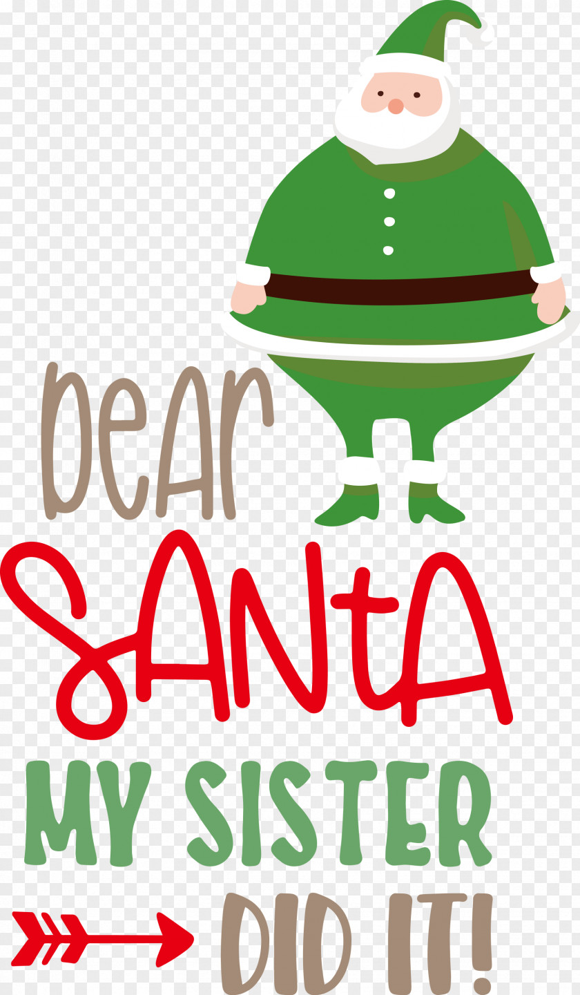 Dear Santa Christmas PNG