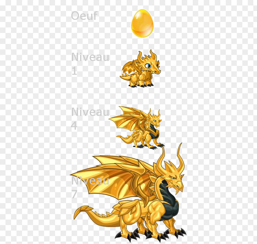 Dragon Dance Gold Pixel Art PNG