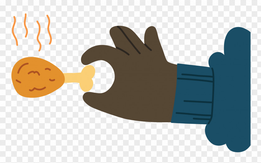 Hand Pinching Chicken PNG