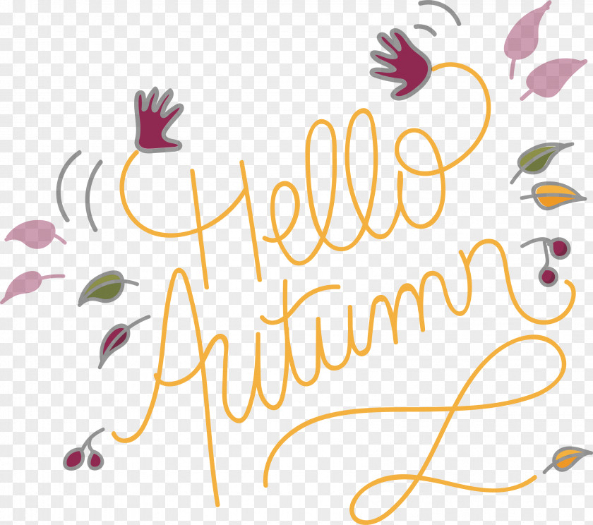 Handwriting, Hello Autumn Logo Handwriting Recognition PNG
