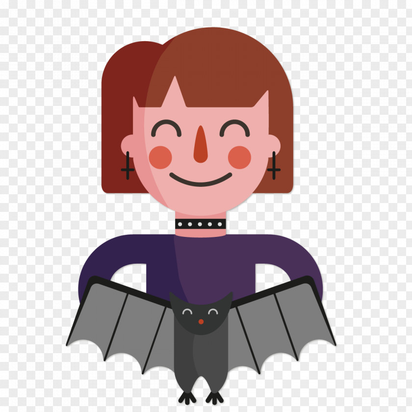 Vector Batgirl Cat Raccoon Guinea Pig Bat Animal PNG