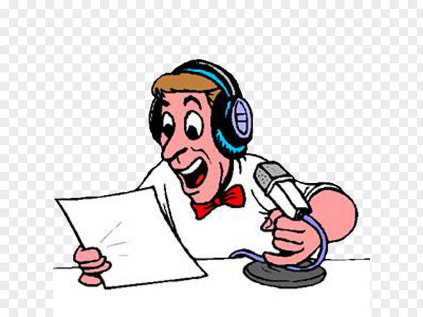 Komentator Announcer Clip Art Sports Commentator PNG