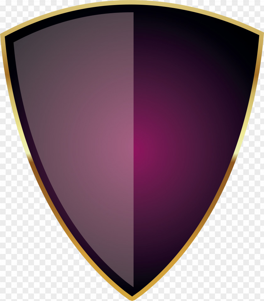 Purple Shield Icon PNG
