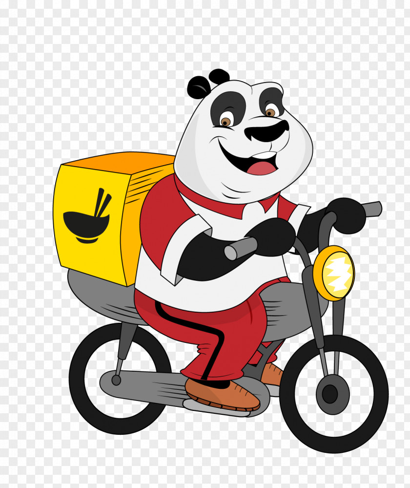 Delivery Motorcycle Foodpanda Online Food Ordering PNG