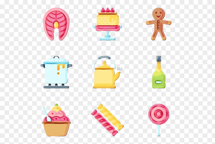 Ice Cream Cone Birthday Candle PNG
